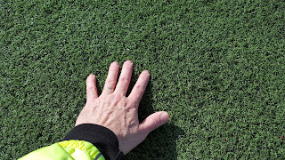 crumb rubber mostly gone from the Beaver St field in Franklin