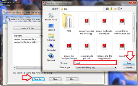 โปรแกรมรวมเอกสาร PDF 