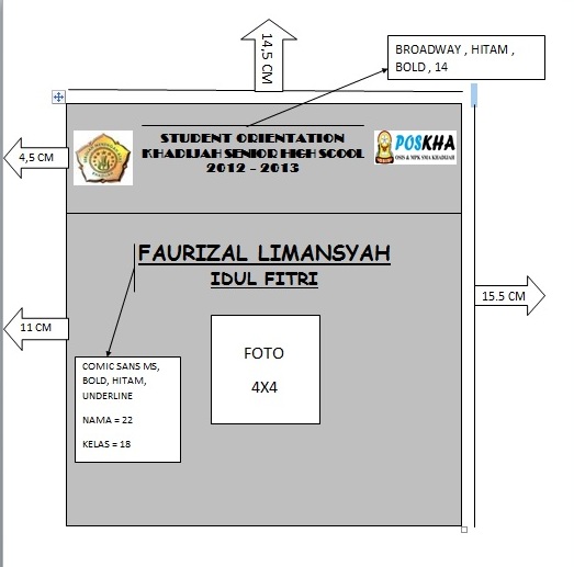 POSKHA-OSIS KHADIJAH: CONTOH ID CARD PESERTA MOS TAHUN 2012-2013