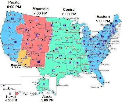 Map Of United States By Time Zone ... USA Time Zones Map on printable united states time zone map ...