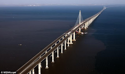 Jembatan Terpanjang di Dunia Hubungkan 3 Kota Sekaligus