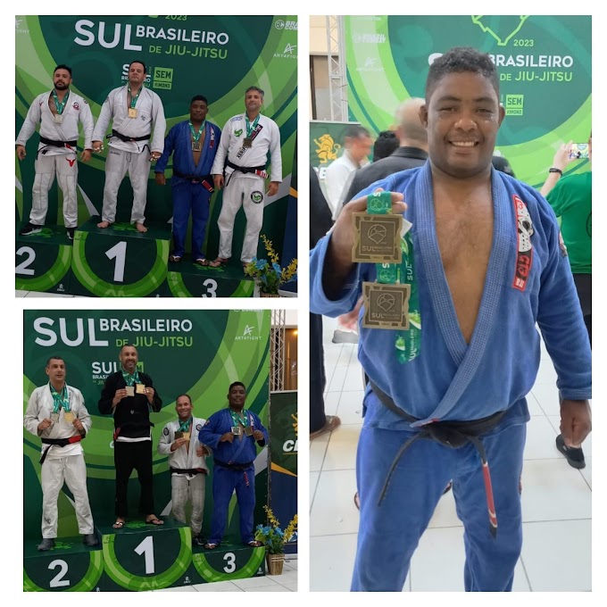 Policial do 16º BPM conquista quatro medalhas em Campeonato Brasileiro de Jiu-Jitsu