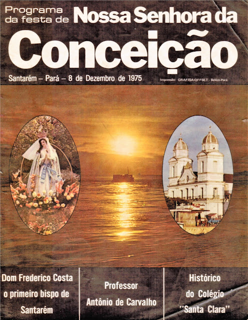 PROGRAMA DA FESTA DE NOSSA SENHORA DA CONCEIÇÃO  DE 1975