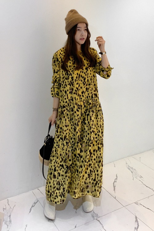 Spotted Long Dress