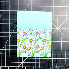 Daisy Card by June Guest Designer Courtney Kreeber | Dainty Daises Stamp Set by Newton's Nook Designs #newtonsnook #handmade