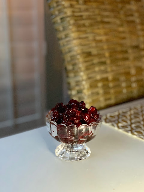 Easy Brandied Cranberries 