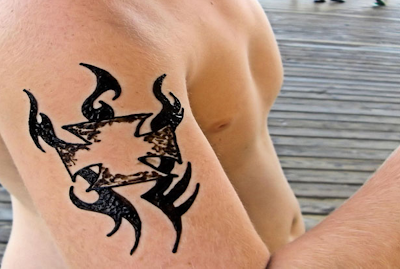 amazing tribal tattoo