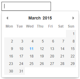 javascript calendar for asp.net