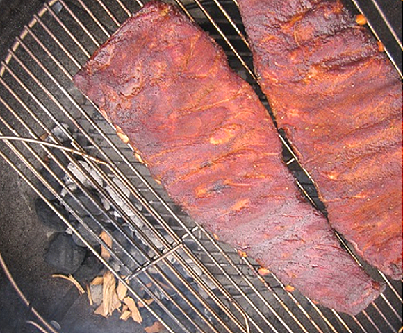 Ben's Ribs, Slowly Smoking