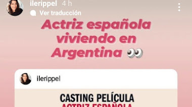 ARGENTINA: Se busca ACTRIZ y ACTOR ESPAÑOL/A residiendo en BS AS