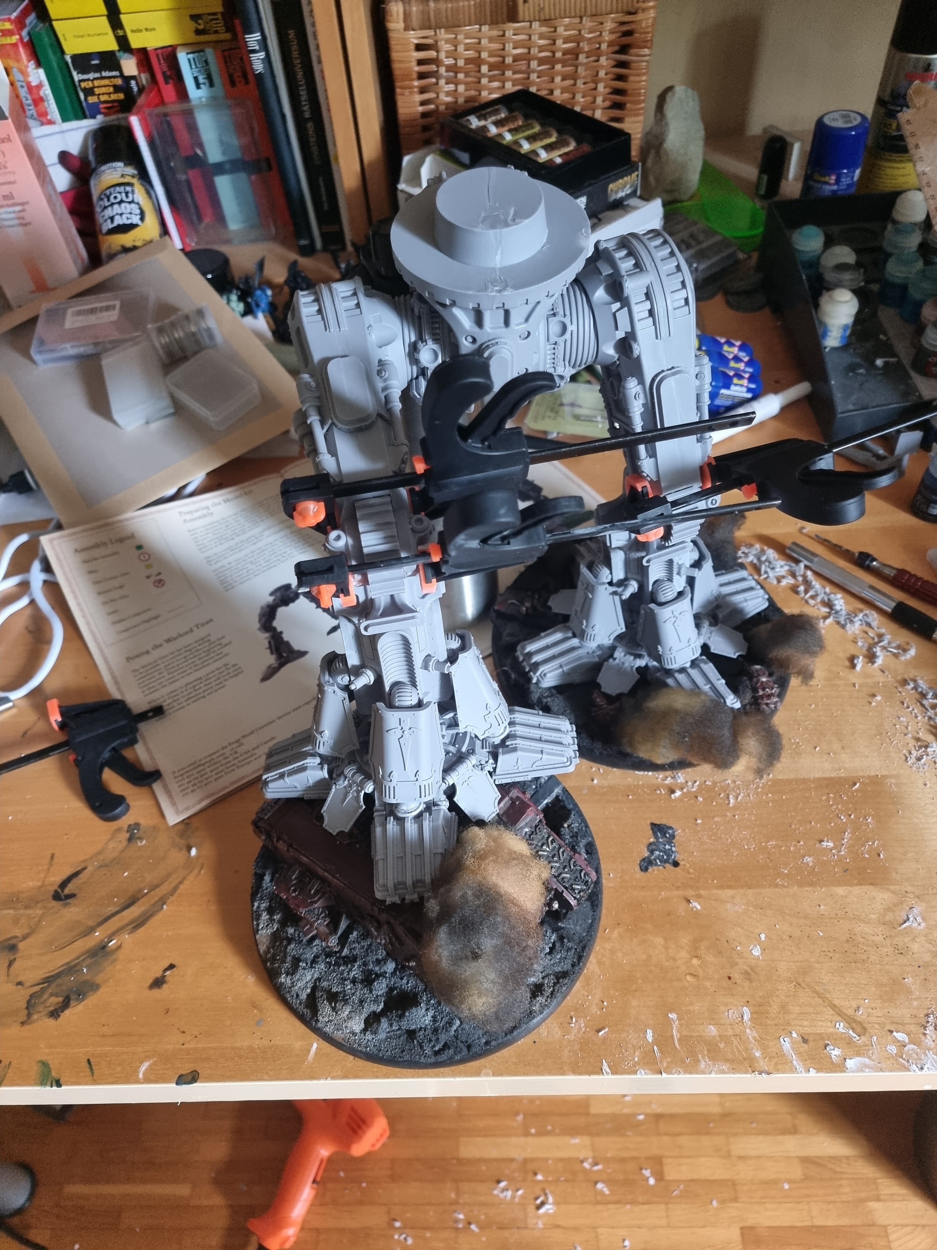 A Warlord Titan is how big?! See how to paint these on our  cha