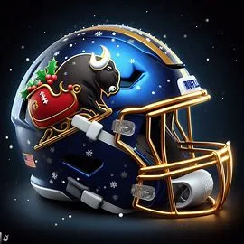 Buffalo Bulls Christmas Helmets