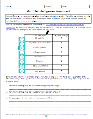 Multiple Intelligences Assessment