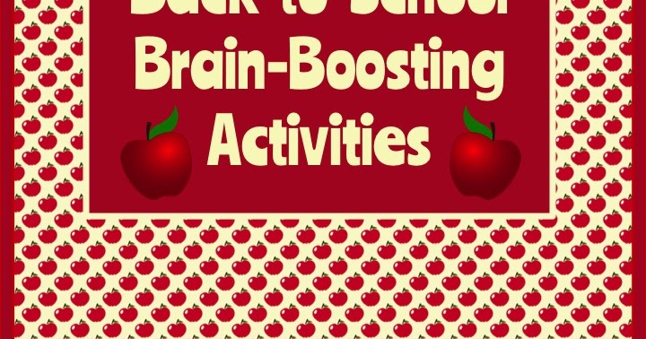 classroom freebies back to school brain boosting activities