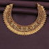 Designer golden necklace jewellery