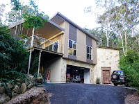 tallebudgera house sandstone entrance