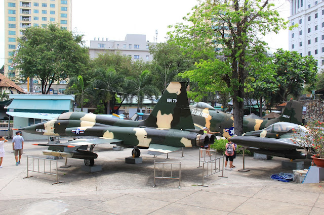 越南胡志明戰爭博物館美軍戰鬥機