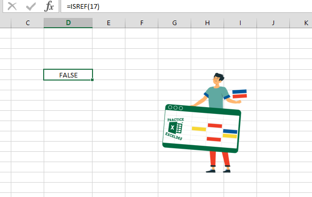 شرح صيغة الدالة ISREF في برنامج مايكروسوفت Excel