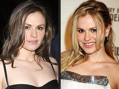 Anna Paquin is hot as a brunette and possibly better looking as a blonde