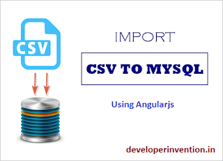 Angularjs CSV Import and Insert Core PHP Mysql Angularjs CSV Import and Insert Core PHP Mysql