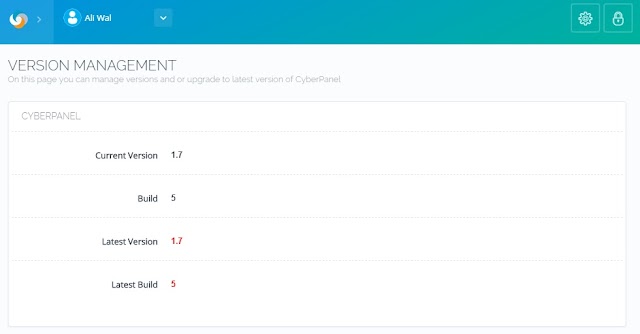 Command Line Upgrade CyberPanel