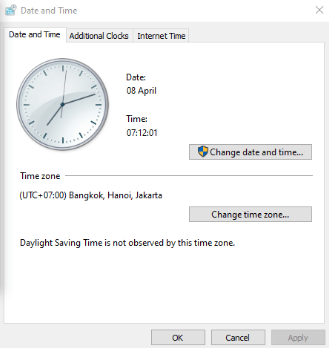 Cara mengubah jam dilaptop untuk semua sistem operasioanal secara benar