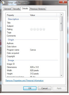 Cara menghapus meta data gambar