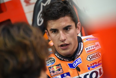 Meskipun Jatuh, Marquez Tercepat di FP3 MotoGP Aragon