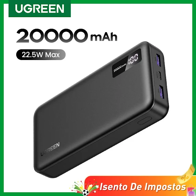 أفضل باور بانك بسعة 20000mAh لشحن الهواتف الذكية بسرعة فائقة في السعودية.
