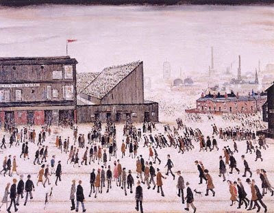 Similarities and/or Differences- LS Lowry. Going to the Match