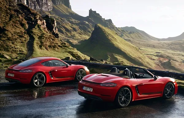 Porsche 718 Boxster T y 718 Cayman T