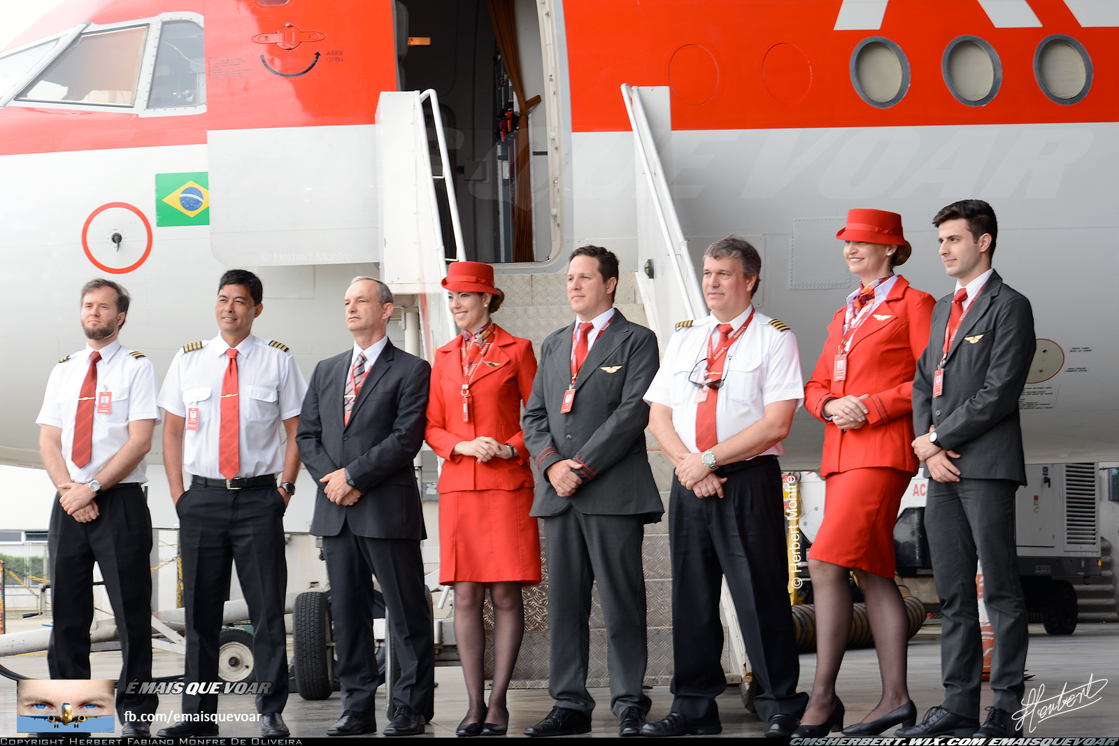 É MAIS QUE VOAR | Voo de despedida dos Fokker 100 (MK-28) da Avianca Brasil - Foto © Herbert Monfre.