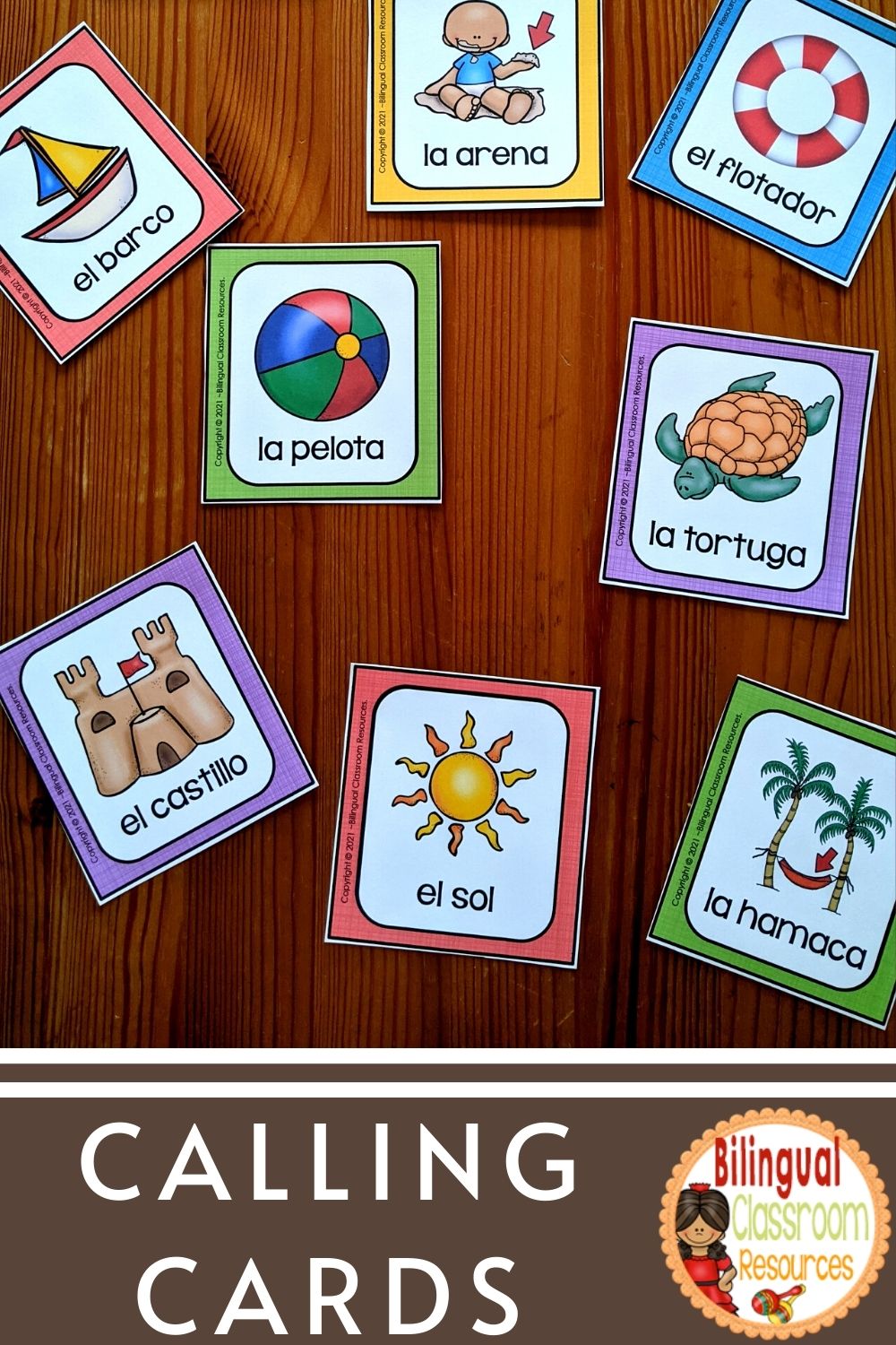 uego de bingo bilingue | Practicar vocabulario de verano