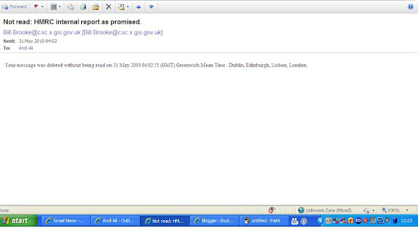 Civil Service Commissioners found deleting my e-mail without reading them during my appeal