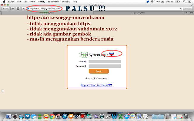 Contoh Website MMM Palsu