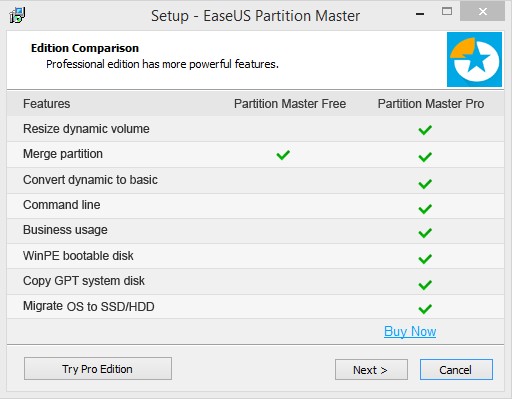 EaseUS Partition Master