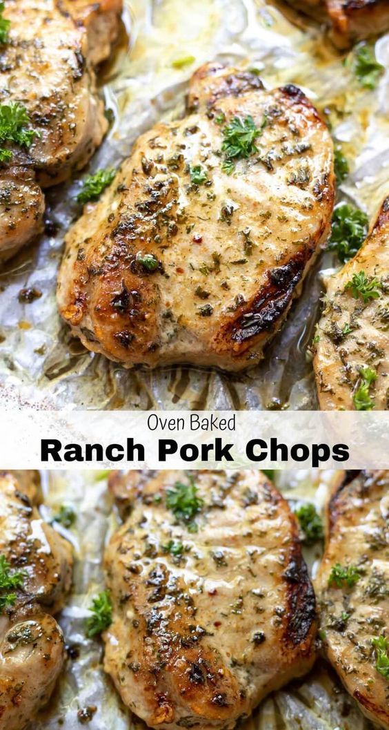 Baked Ranch Pork Chops are a quick, inexpensive and easy dinner recipe. The entire family will love these pork chops, perfect for weeknight dinner.