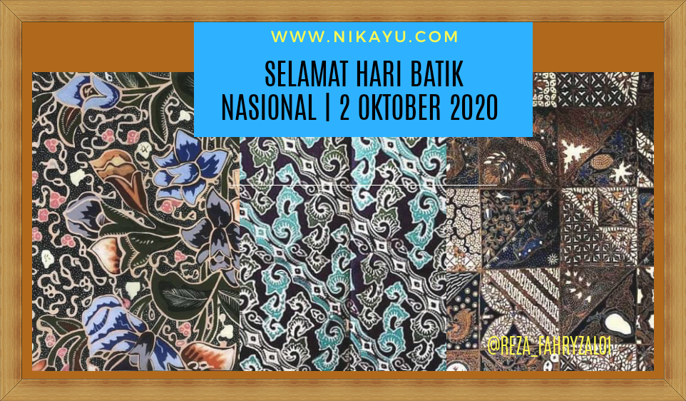 Twibbon Poster Ucapan Hari Batik Nasional 2020