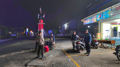 Cegah Aksi Kejahatan Malam, Polsek Bontotiro Polres Bulukumba Rutin Laksanakan Patroli