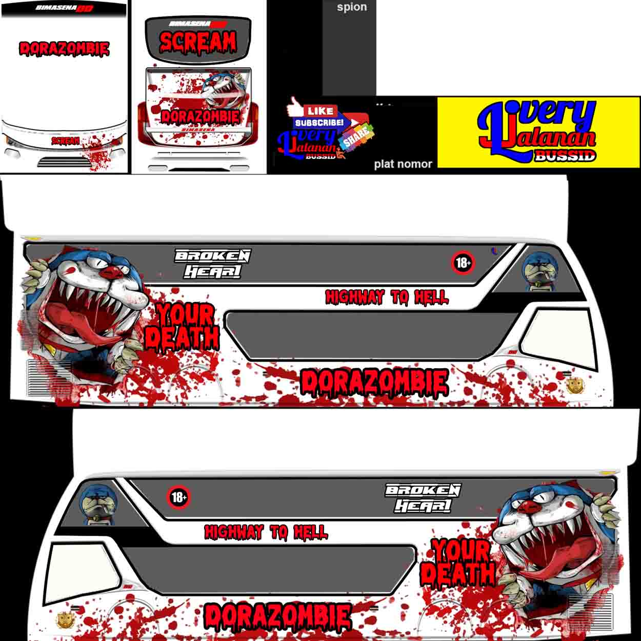 livery bus format png