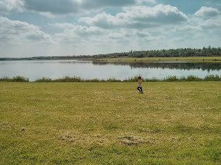 enjoying the freedom and fresh air