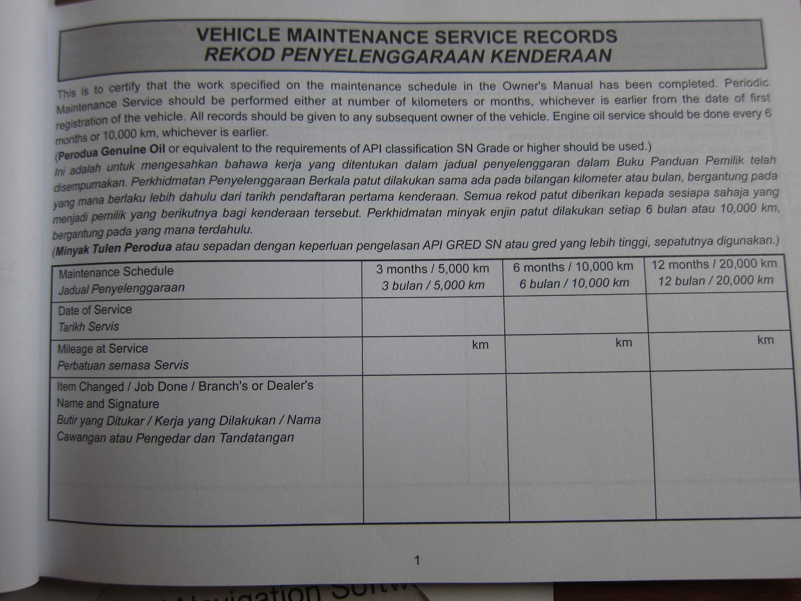 Perodua Bezza: Perodua Bezza Owner's Manual and booklets