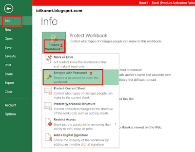 Cara Memberi Password File Microsoft Excel (Semua Versi)