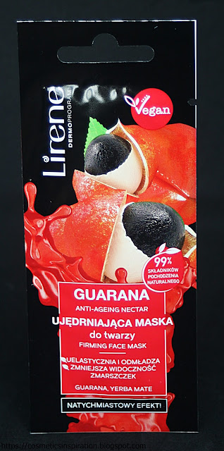 Lirene - Dermoprogram - Ujędrniająca maska do twarzy Guarana