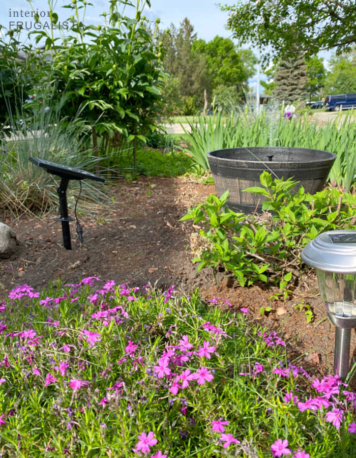 A quick and easy DIY rechargeable solar fountain that works day and night.