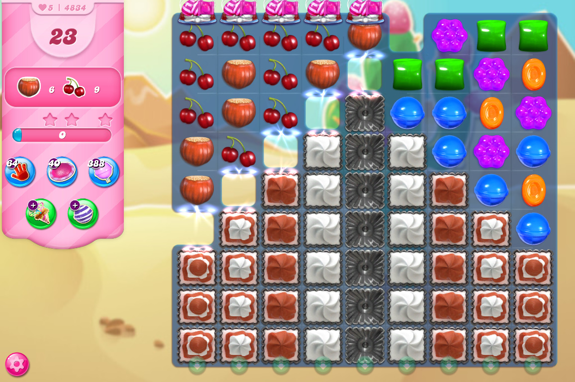 Candy Crush Saga level 4834