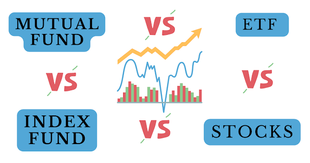 MUTUAL FUND vs INDEX FUND vs ETF vs STOCKS