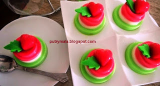 Resep Mudah Cara Membuat Puding Lapis Alpukat Santan Enak Praktis