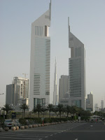 Dubai World Trade Centre und Jumeirah Emirate Towers