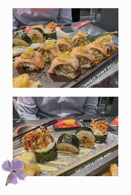 sushi airways food review sushi